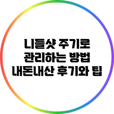 니들샷 주기로 관리하는 방법: 내돈내산 후기와 팁